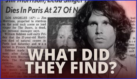 Jim Morrison's Death Photo Decoded
