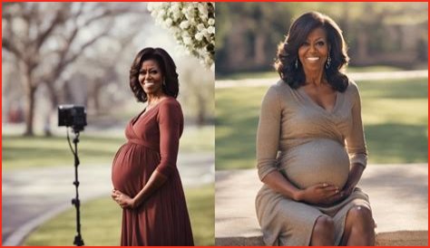 Unforgettable Maternity Moments: Michelle Obama's Radiant Photos